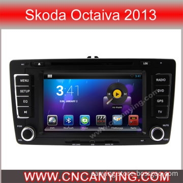 Car DVD Player for Pure Android 4.2.2 Car DVD Player with A9 CPU Capacitive Touch Screen GPS Bluetooth for Skoda Octaiva 2013 (AD-7699)